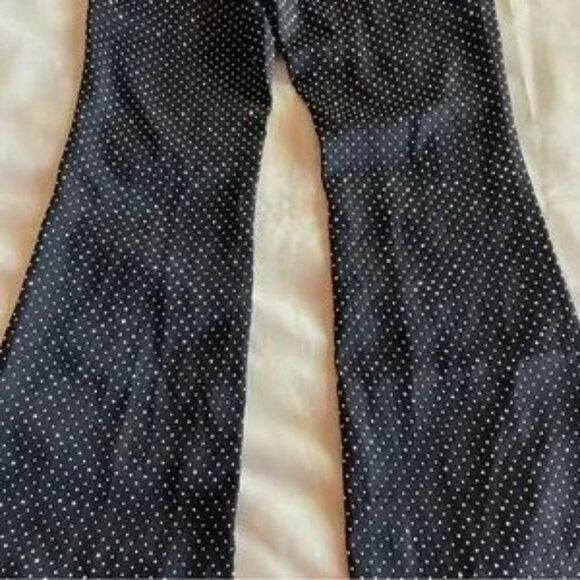 NEW! Nadine Merabi- Wide Leg Black Wide Leg High Rise Kira Trousers Pants Size 4 - Picture 7 of 10